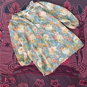 Floral Button-Up Shirt